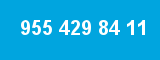 955 429 84 11 955 429 84 11